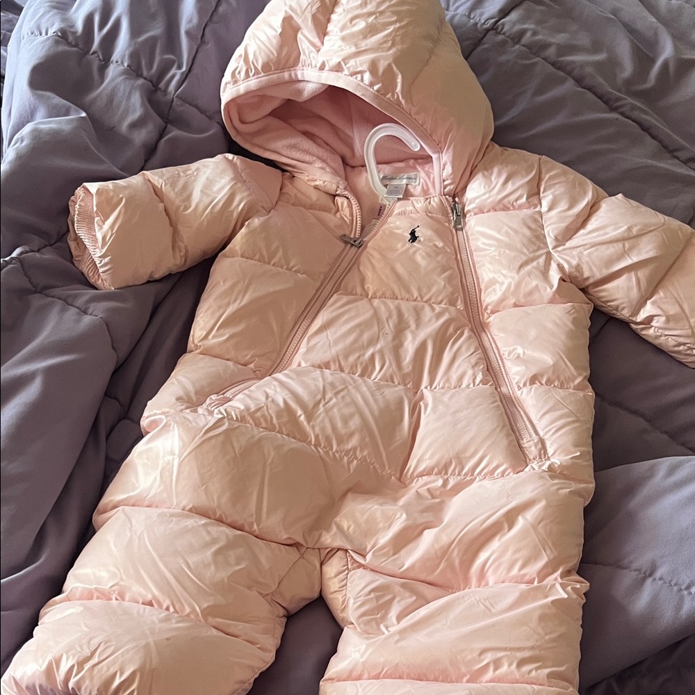 Polo by Ralph Lauren Pink Puffer Jacket for Kids